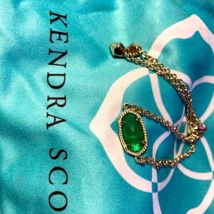 Kendra Scott Elaina Bracelet Green
